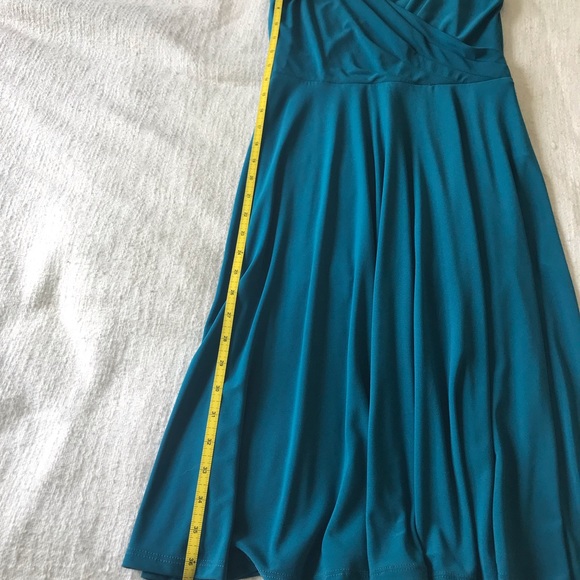 Nordstrom Teal jersey midi dress - Picture 7 of 7